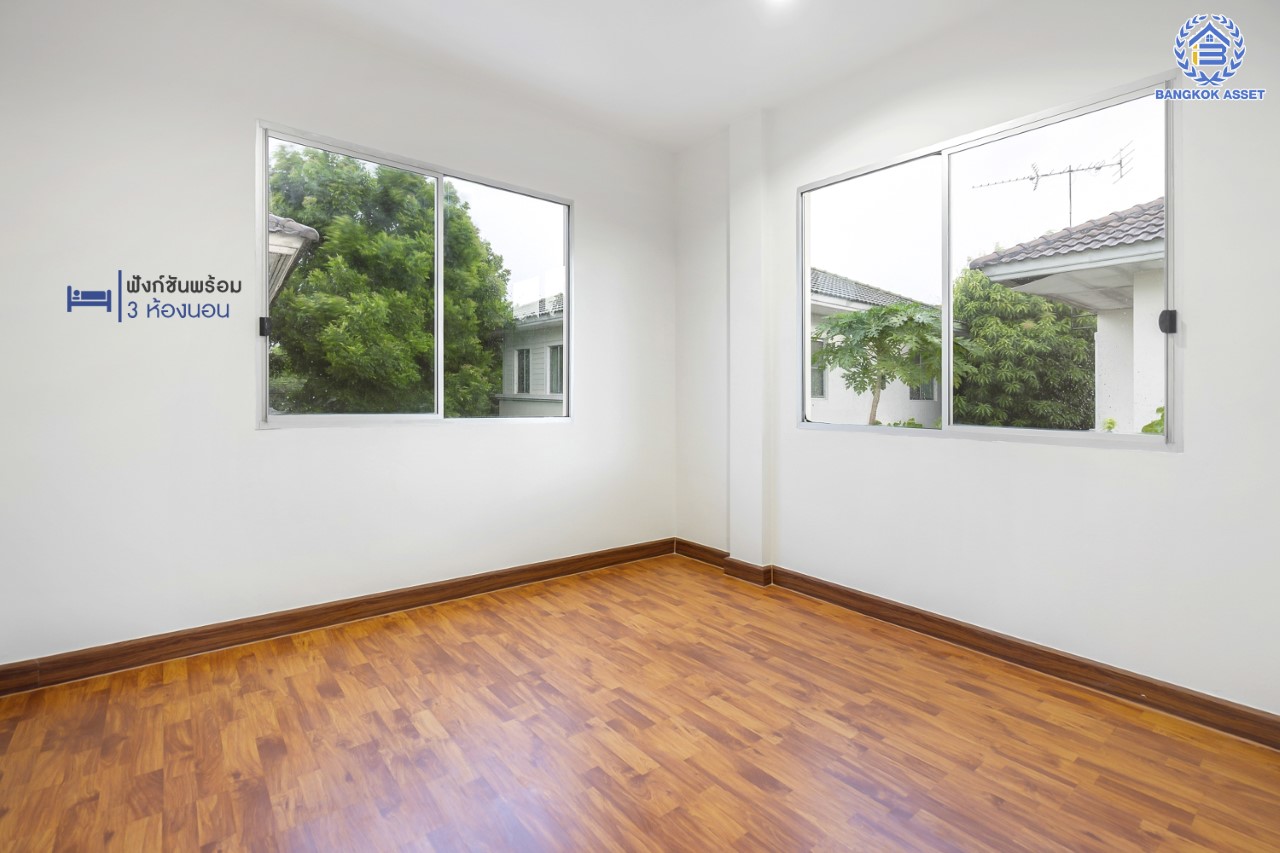 บ้านมือสองตกแต่งใหม่ แบรนด์ L&H ม.พฤกษ์ลดา ติวานนท์-ราชพฤกษ์ เนื้อที่ 51.9 ตร.ว. ฟังก์ชัน 3 ห้องนอน 2 ห้องน้ำ จอดรถได้ 2 คัน บนทำเลติดถนน 345 เชื่อมต่อหลายเส้นทาง ใกล้ทางด่วน "ศรีสมาน"